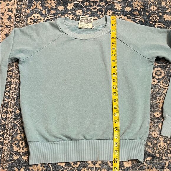 Jungmaven Blue Pullover Modern Casual Sweater - Picture 9 of 9